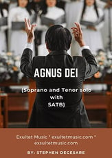 Agnus Dei (Mass of Peace and Justice) (Duet for Soprano and Tenor solo with SATB) SATB choral sheet music cover